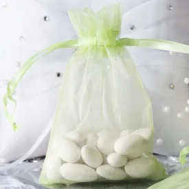 10 Pack 4"x6" Mint Organza Drawstring Wedding Party Favor Gift Bags - Clearance SALE