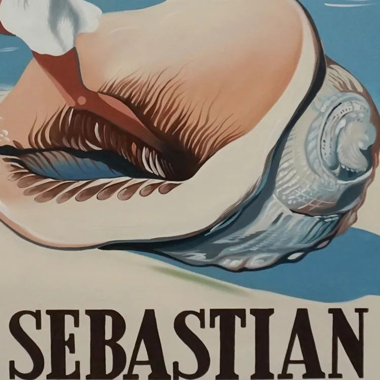 100% handmade Vintage Poster SAN SEBASTIAN 36x48Inch (90x120cm)