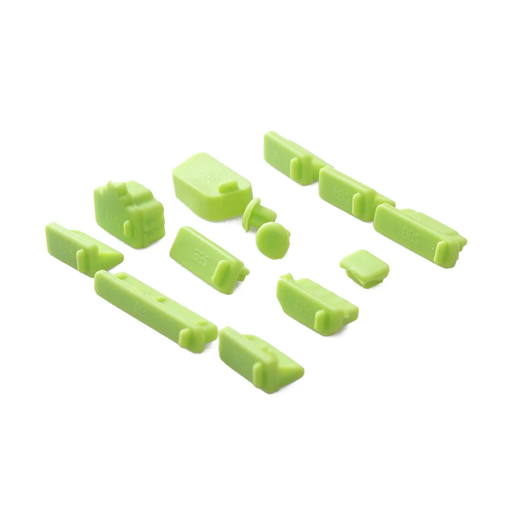 13Pcs Silicone Anti Dust Plug Stopper Universal Dustproof Usb Port Rj45 Interface Cover For Laptop P