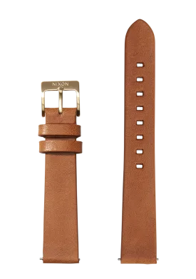 16mm Veg Tanned Leather Band - Saddle