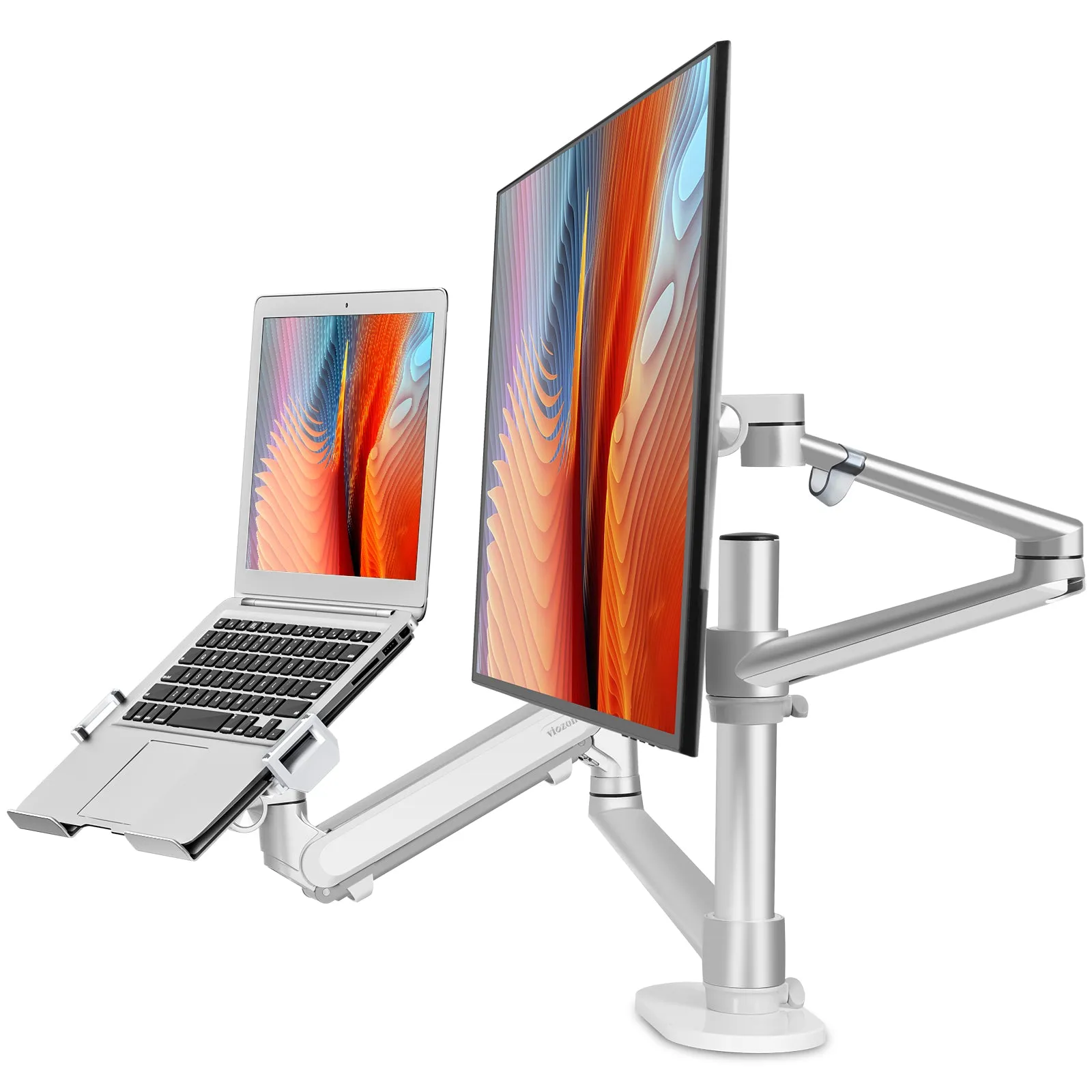 2-in-1 Monitor&Laptop Mount with Gas Spring Arm(OL-3L Pro)