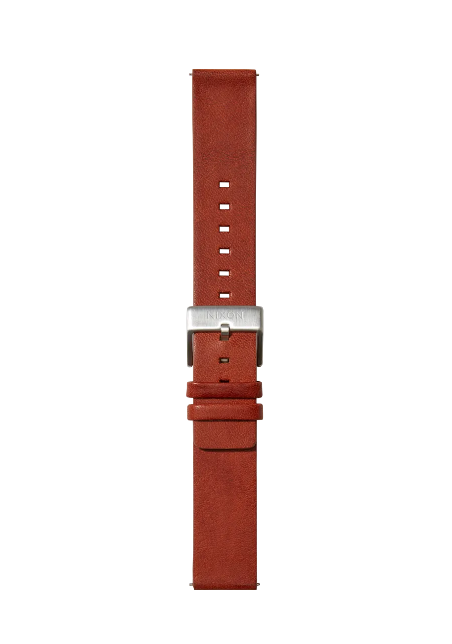 20mm Veg Tanned Leather Band - Cognac