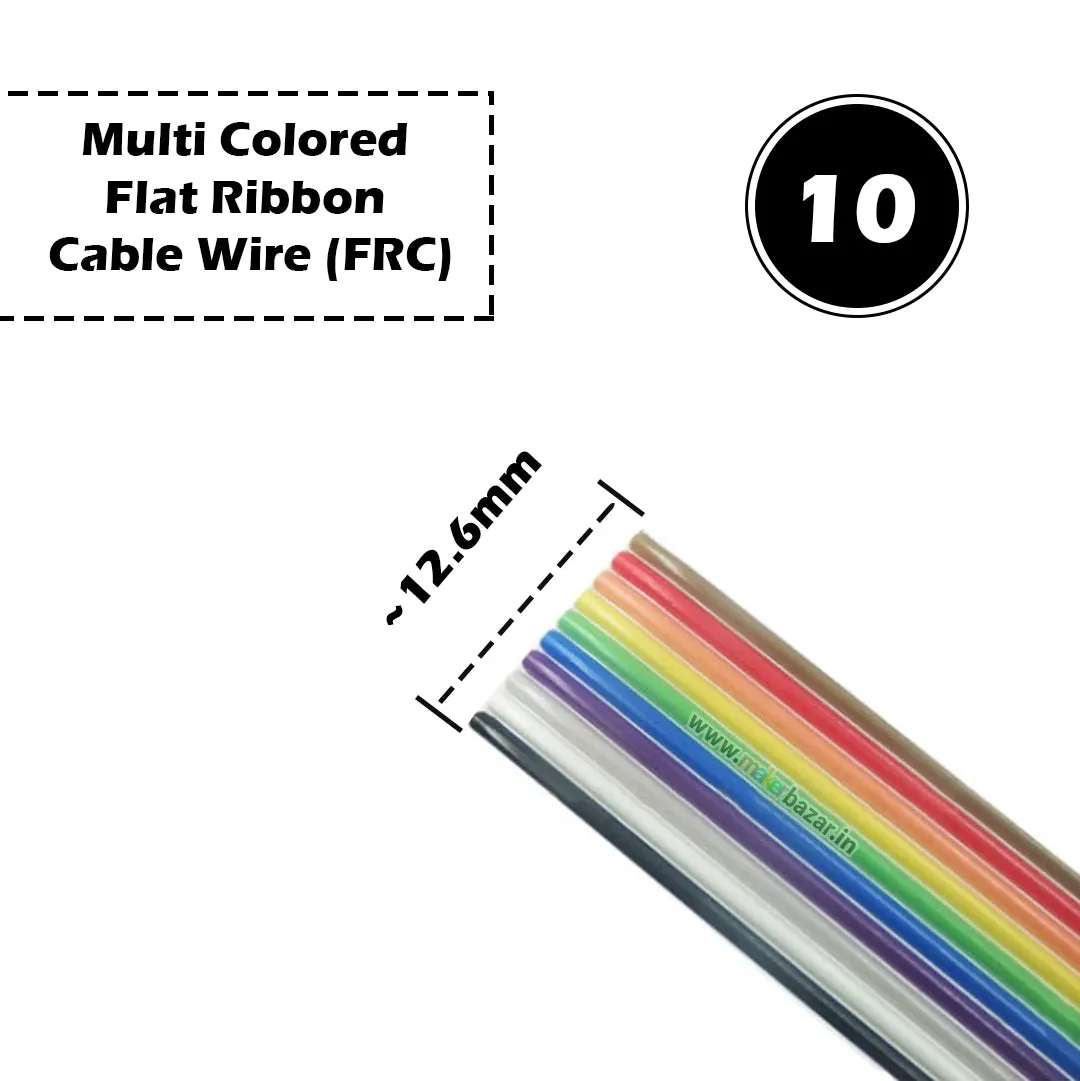 2651 FRC Dupont Wire Multi-Colored Flat Ribbon Cable