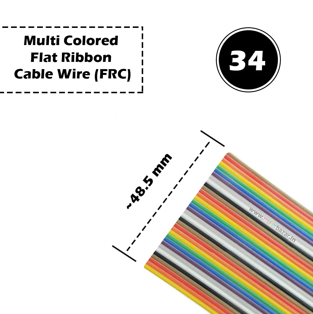 2651 FRC Dupont Wire Multi-Colored Flat Ribbon Cable