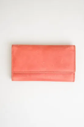 Adrian Klis 105 Ladies Wallet, Light Red, Leather