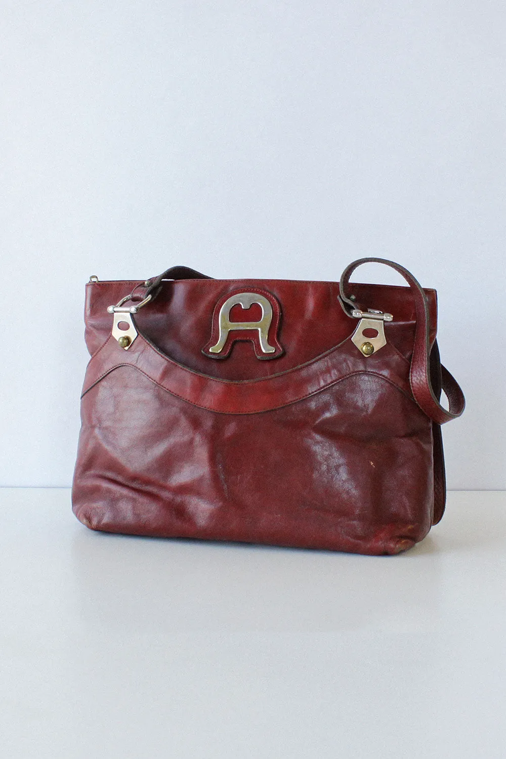 Aigner Cordovan Leather Purse