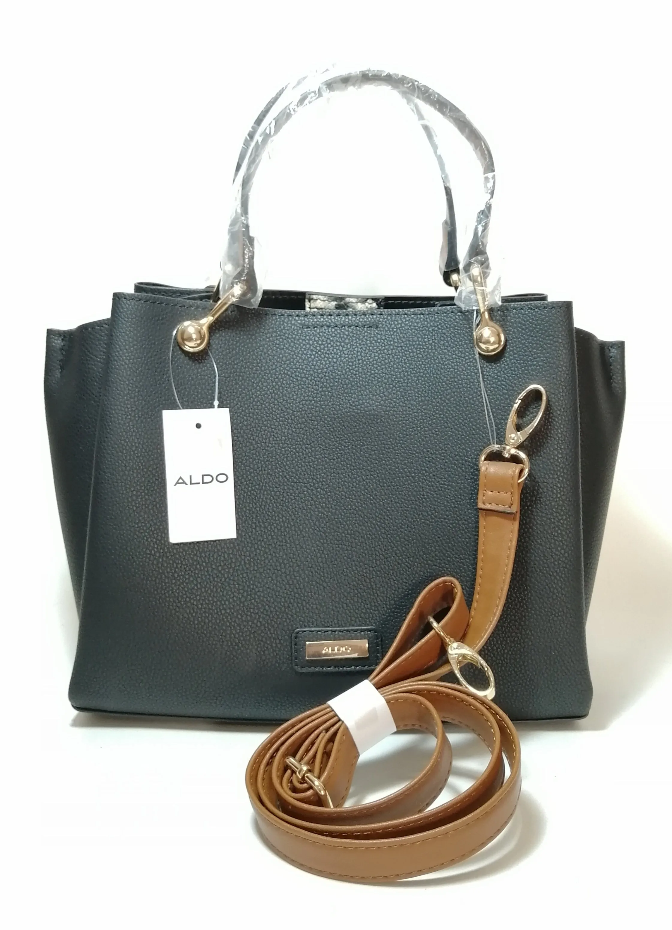 ALDO Black & Brown VIREMMA Satchel | Brand New |