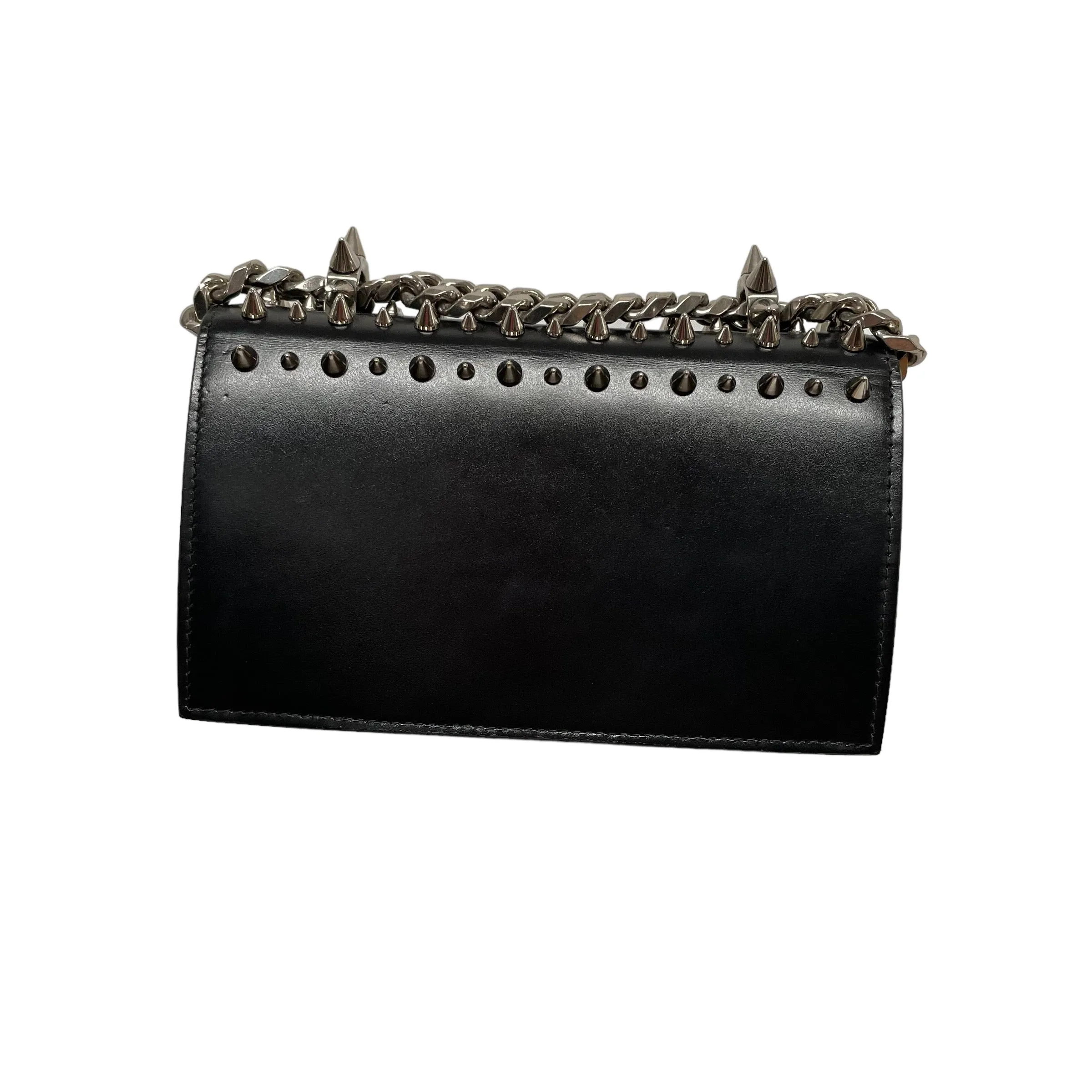 Alexander McQueen/Bag/Leather/BLK/SPIKED W BRASSKNUCKLES