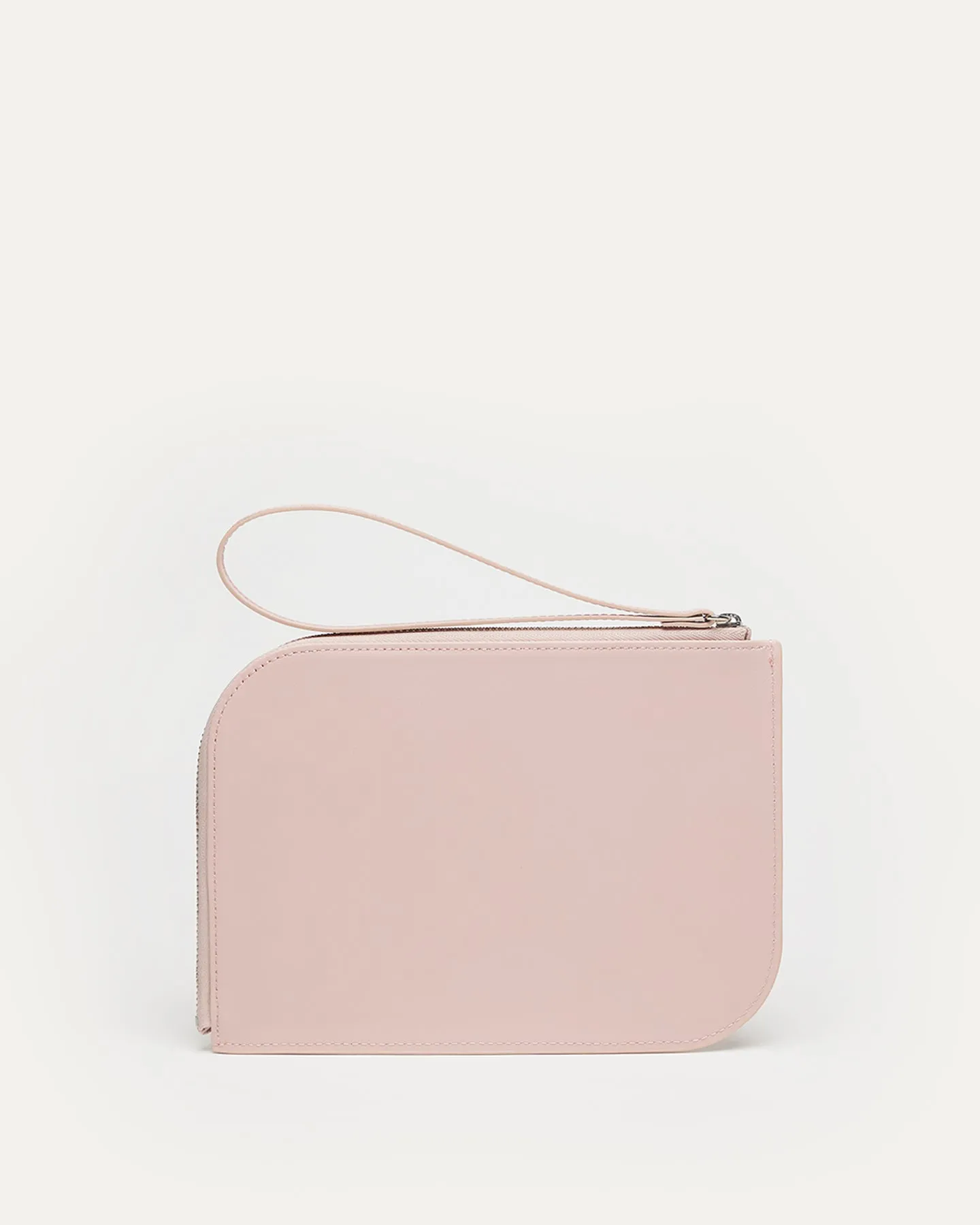 Arch Smooth Leather Cosmetic Pouch