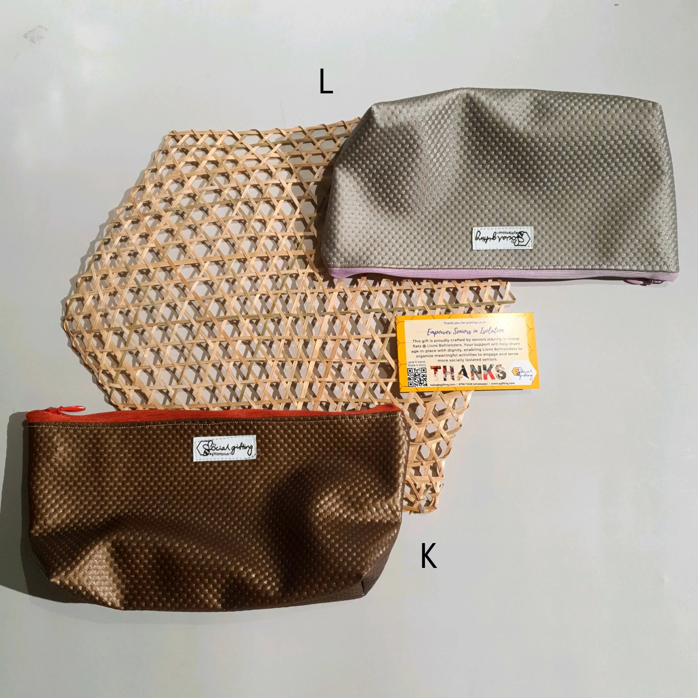 Assorted PU Leather Pouches (Medium)