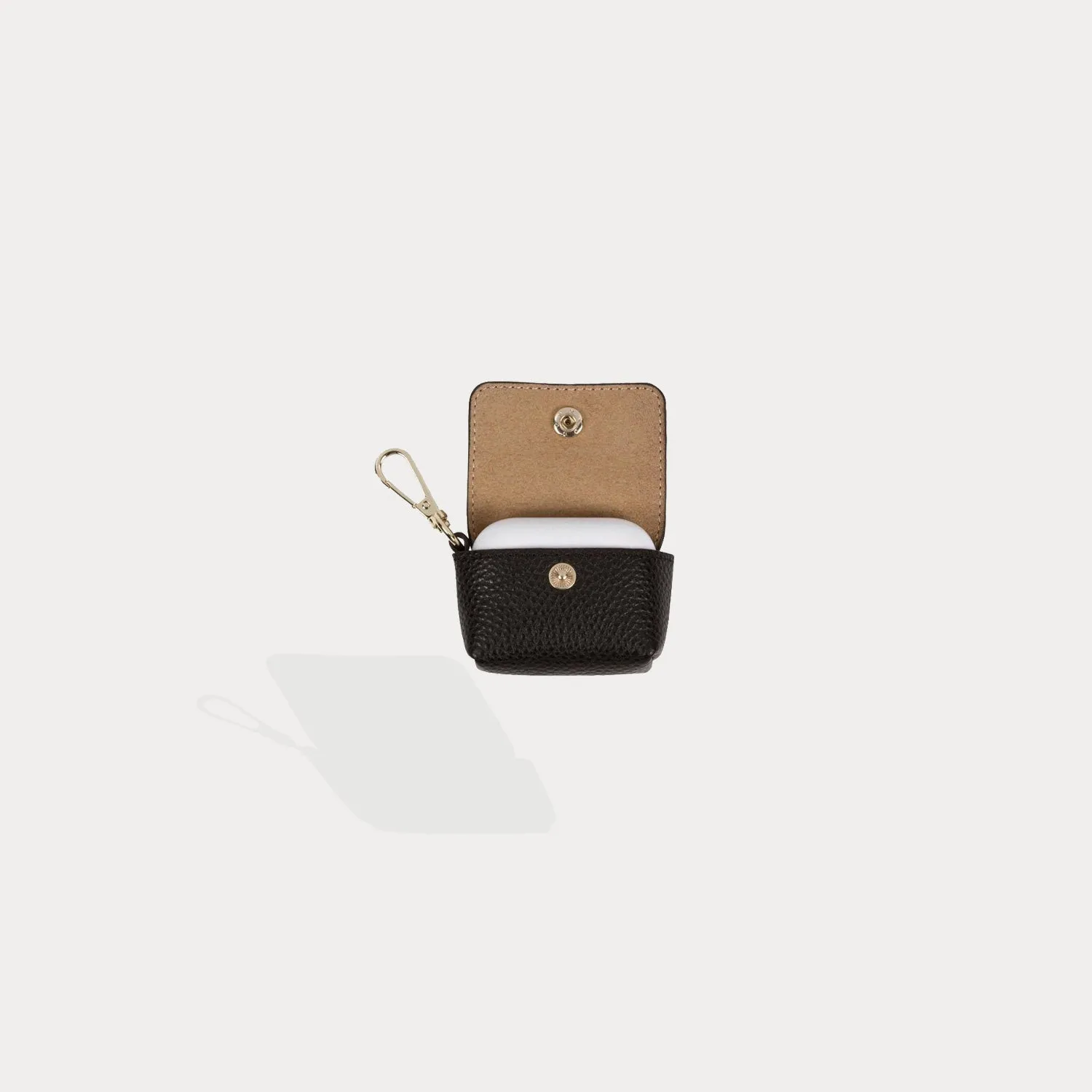 Avery AirPods Clip-On Pouch - Black/Gold