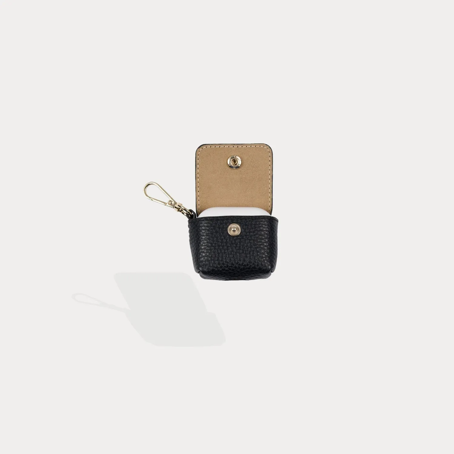 Avery AirPods Clip-On Pouch - Black/Gold