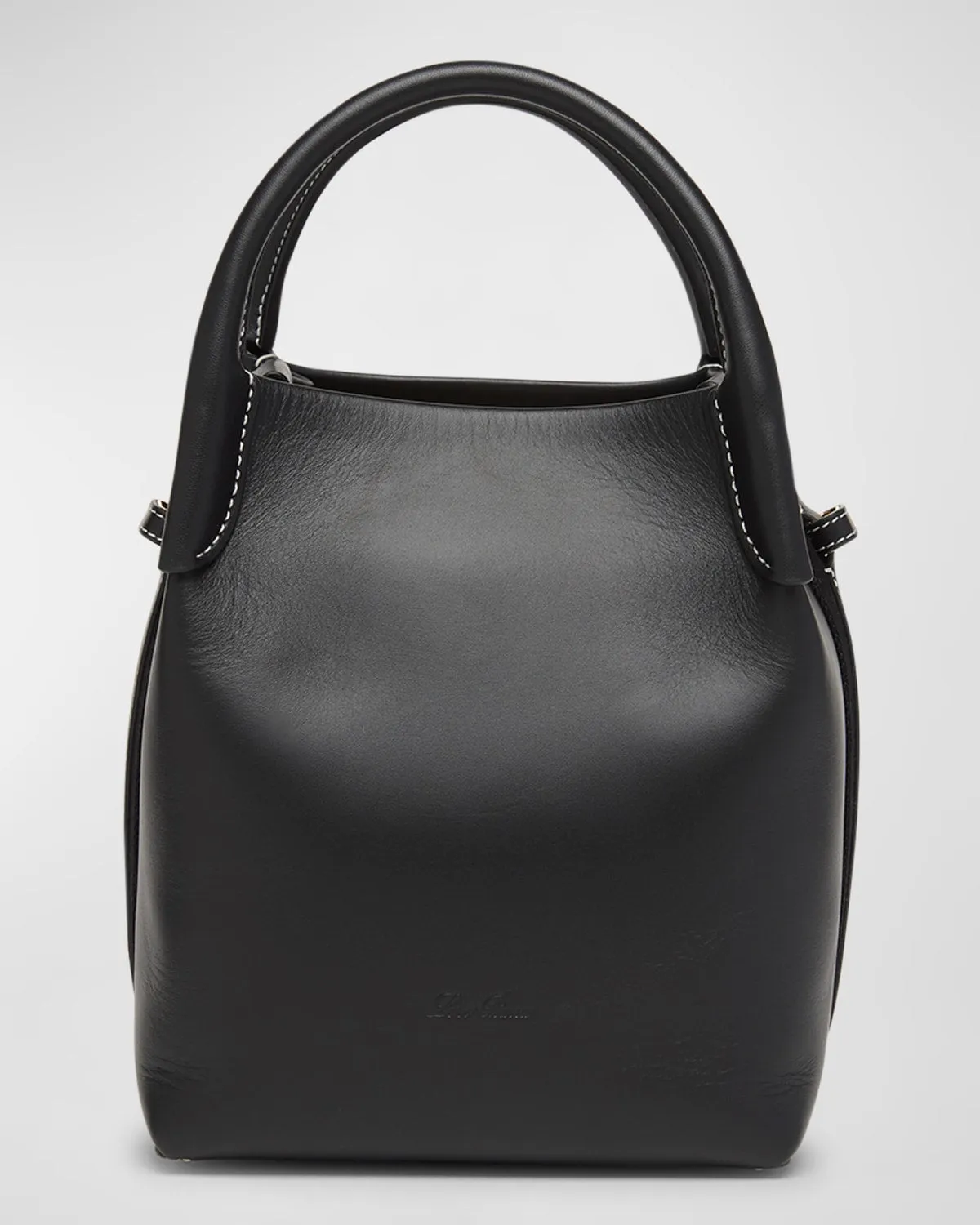 Bale Leather Top-Handle Bag