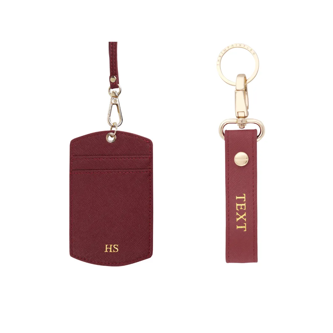 Best Selling Bundle Set - ID Cardholder Lanyard & Keychain