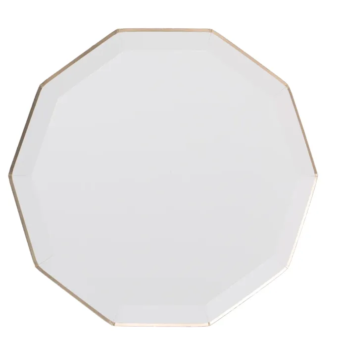 Blanc White Dinner Plates