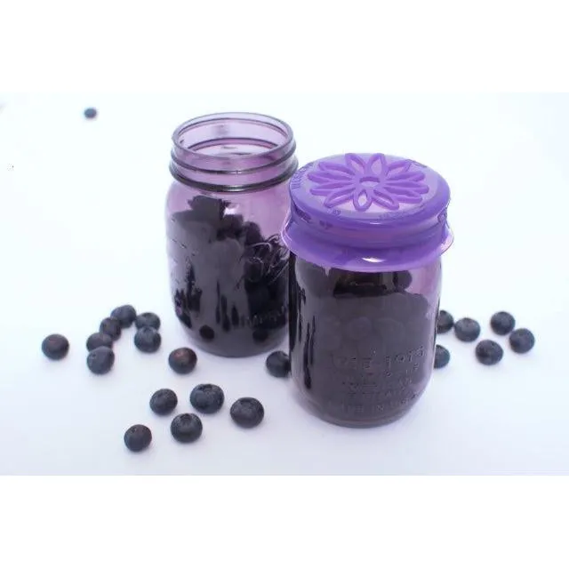 Blossom uCap -  Mason and Canning Jar Cap, Purple