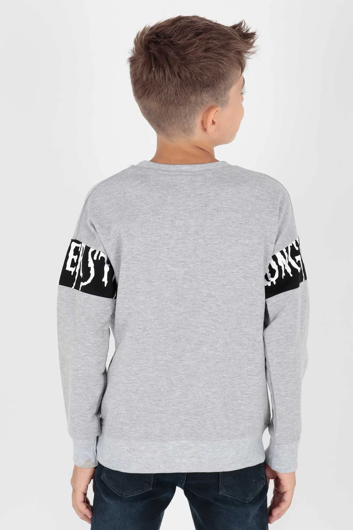 Boy Strong Printed Trend Sweatshirt AK15106