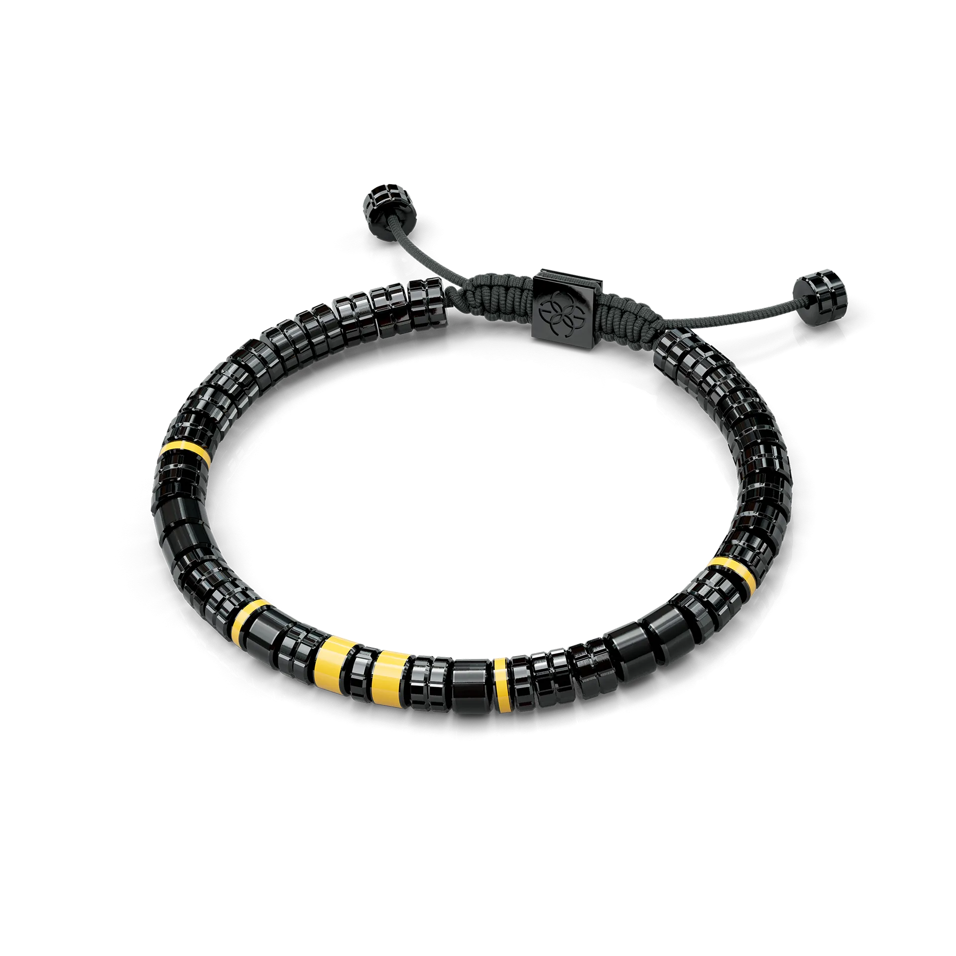 Bracelet / EV - Black - Modena Yellow