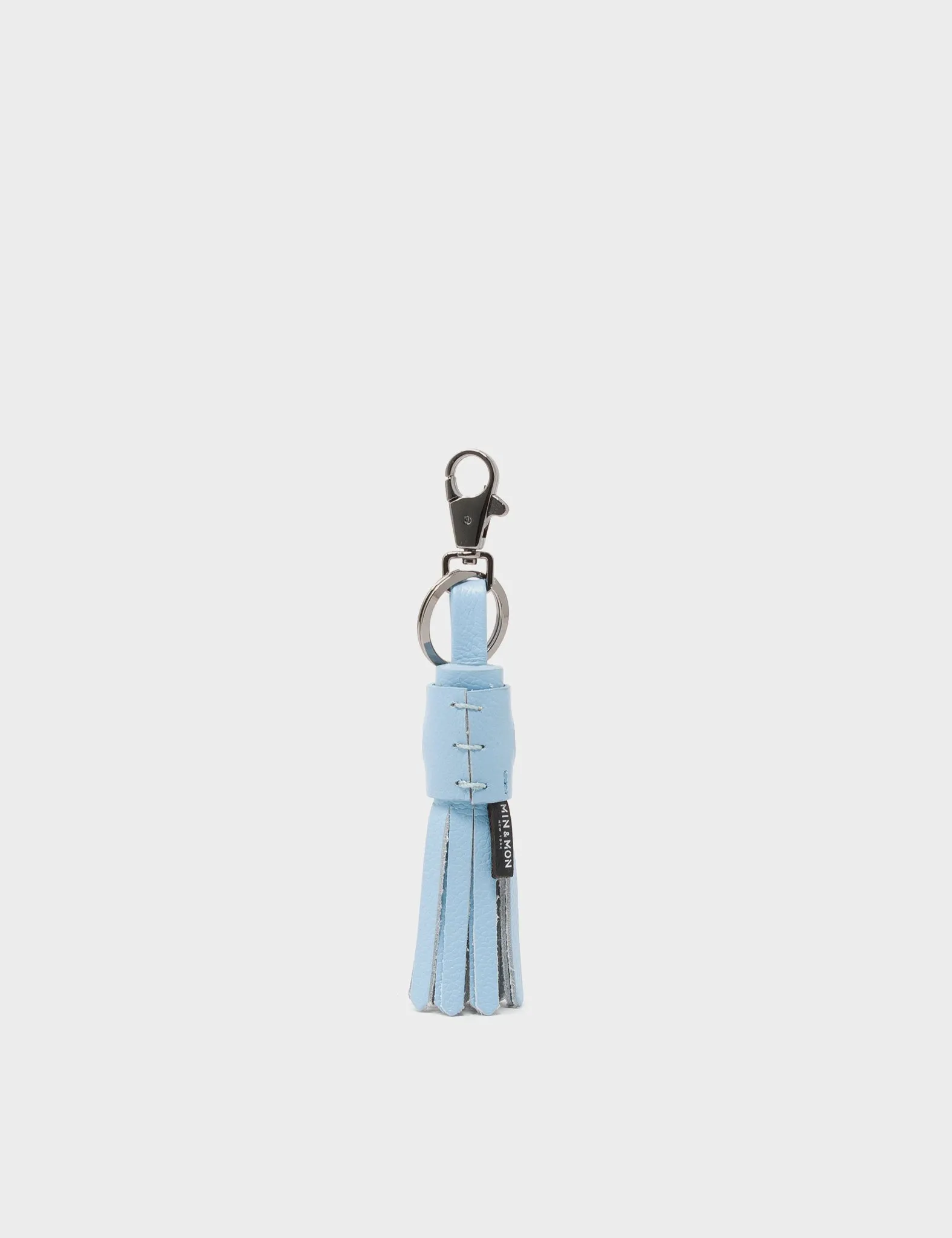 Callie Marie Hue Charm - Splish Splash Blue Leather Keychain