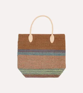 Chamula Stripe Wool Blanket Tote