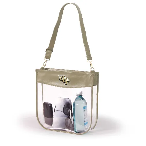 Clear Gameday Logo Purse W/ Zipper