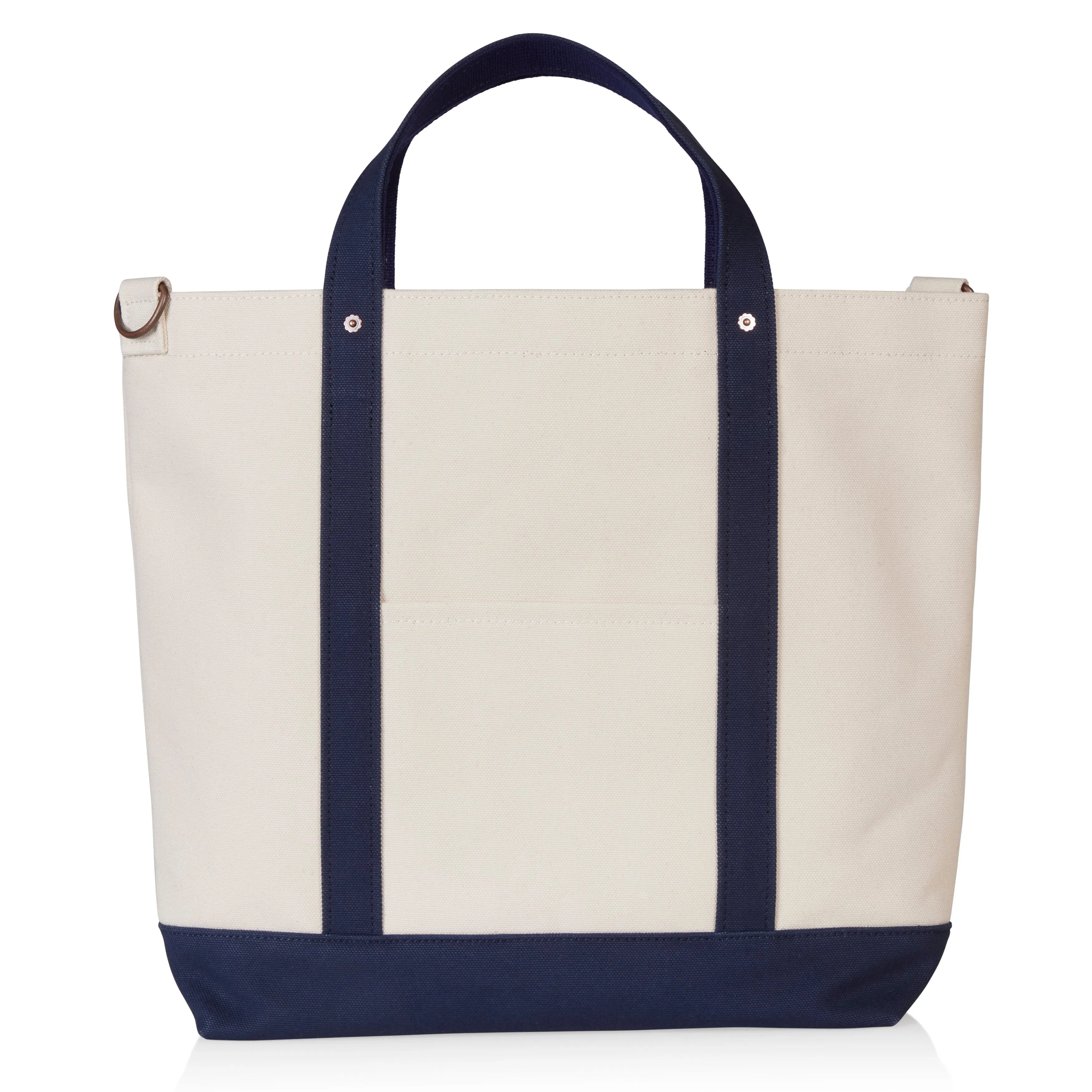 Cotton Canvas David Tote Bag with Strap