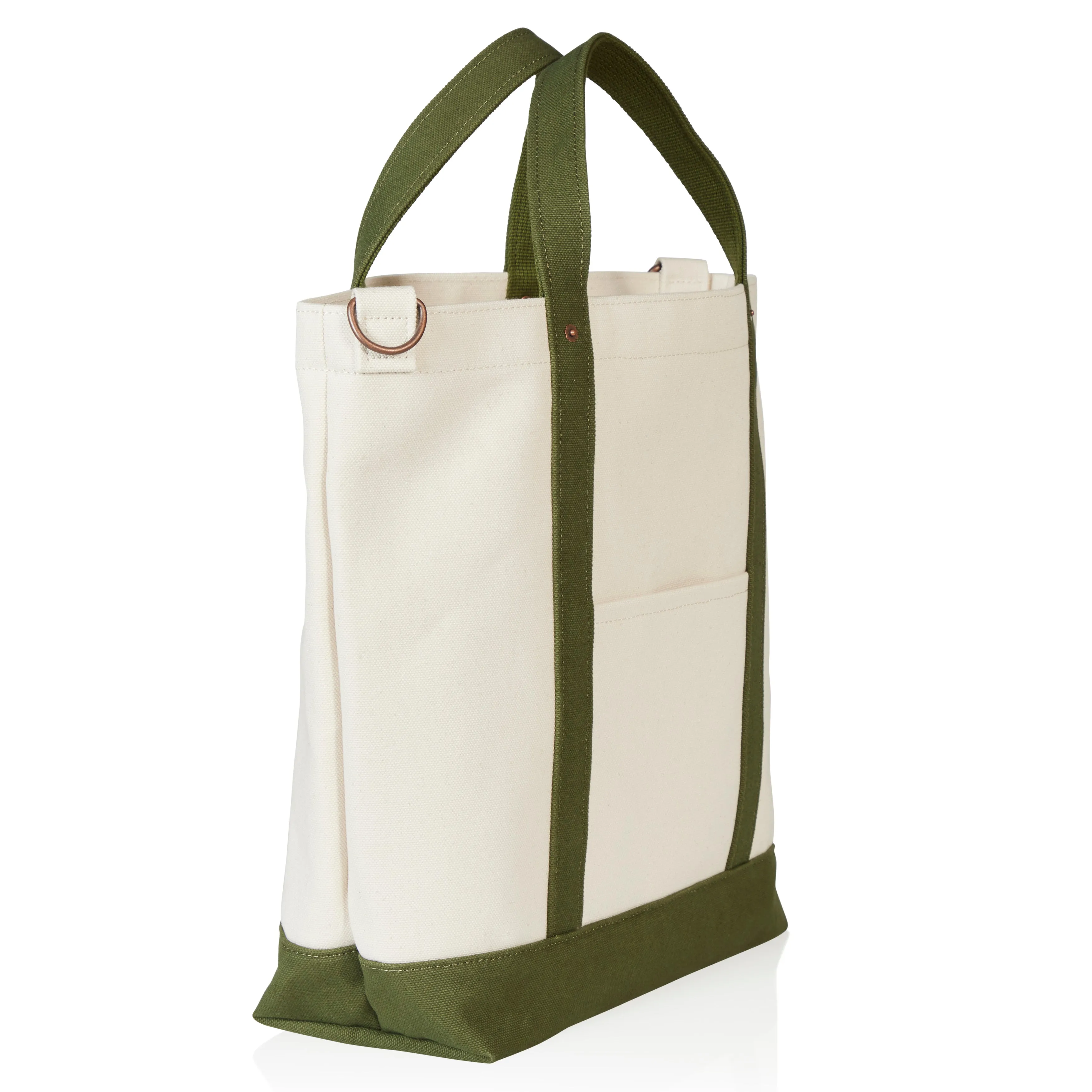 Cotton Canvas David Tote Bag with Strap