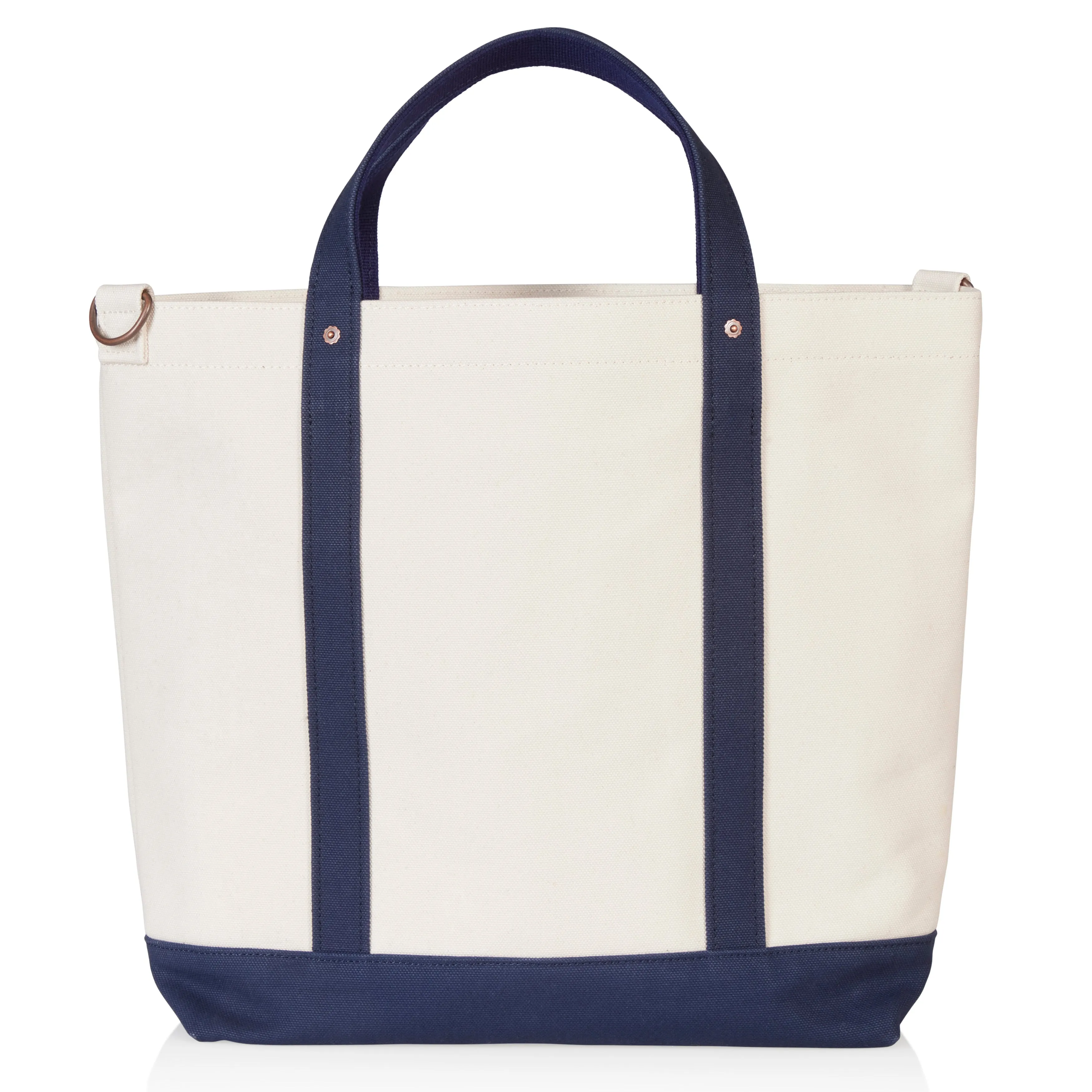 Cotton Canvas David Tote Bag with Strap