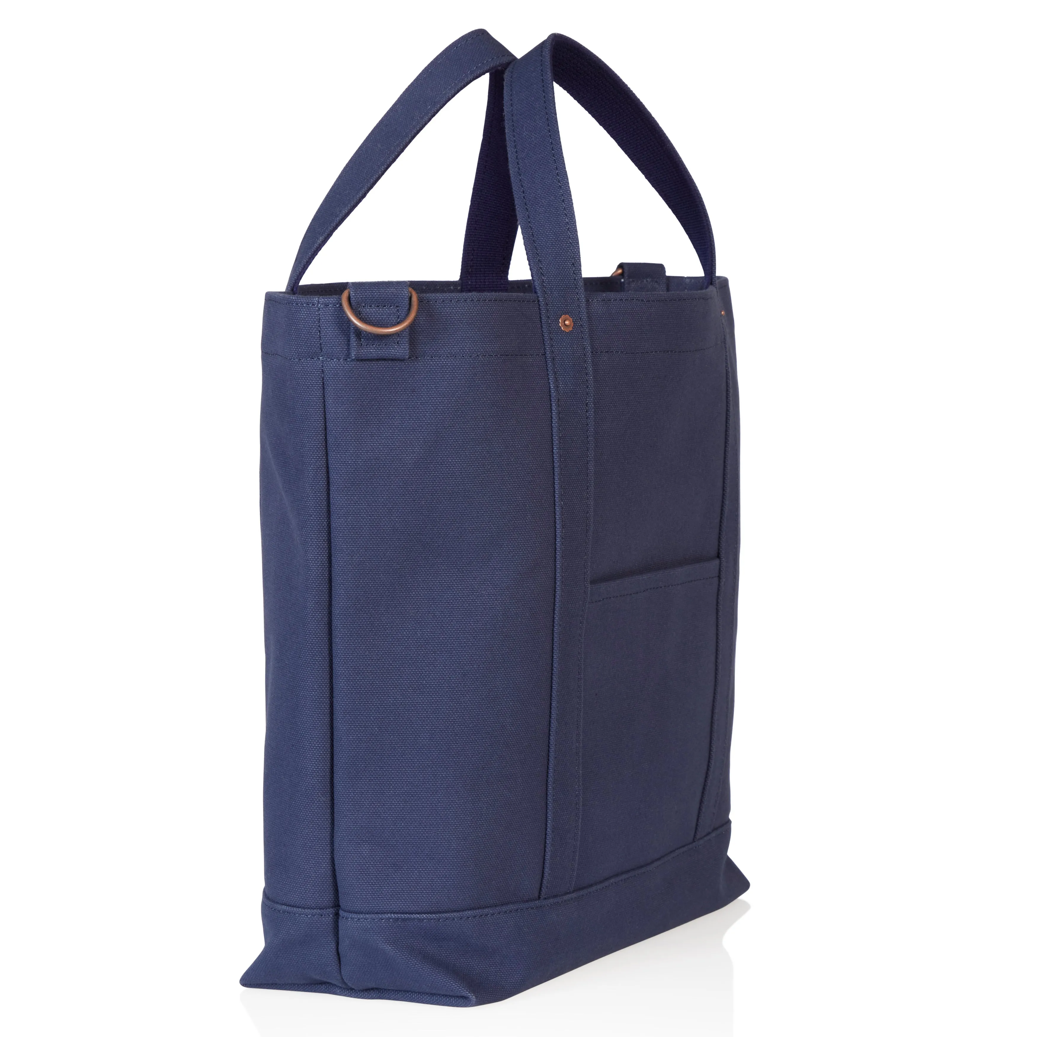 Cotton Canvas David Tote Bag with Strap