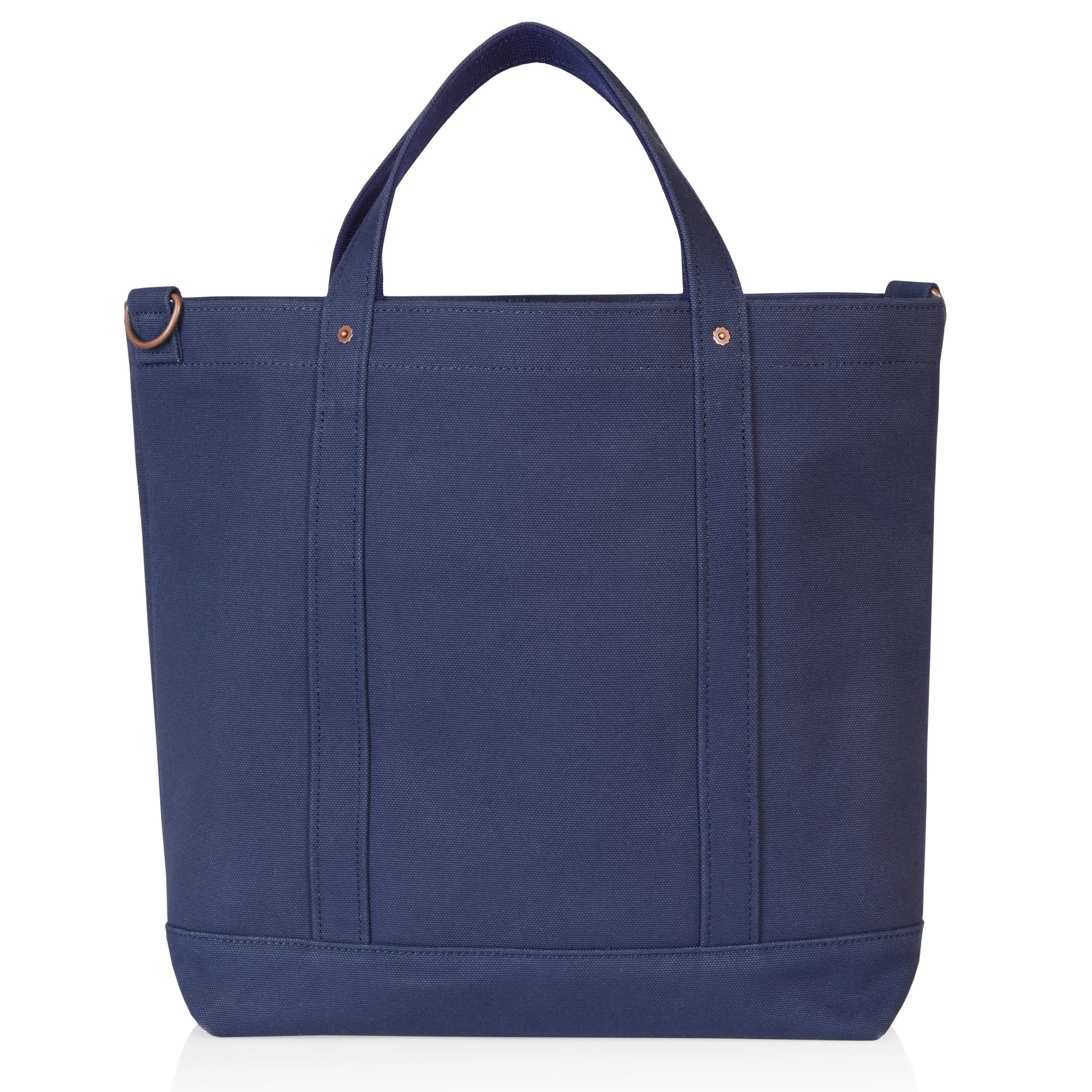 Cotton Canvas David Tote Bag with Strap