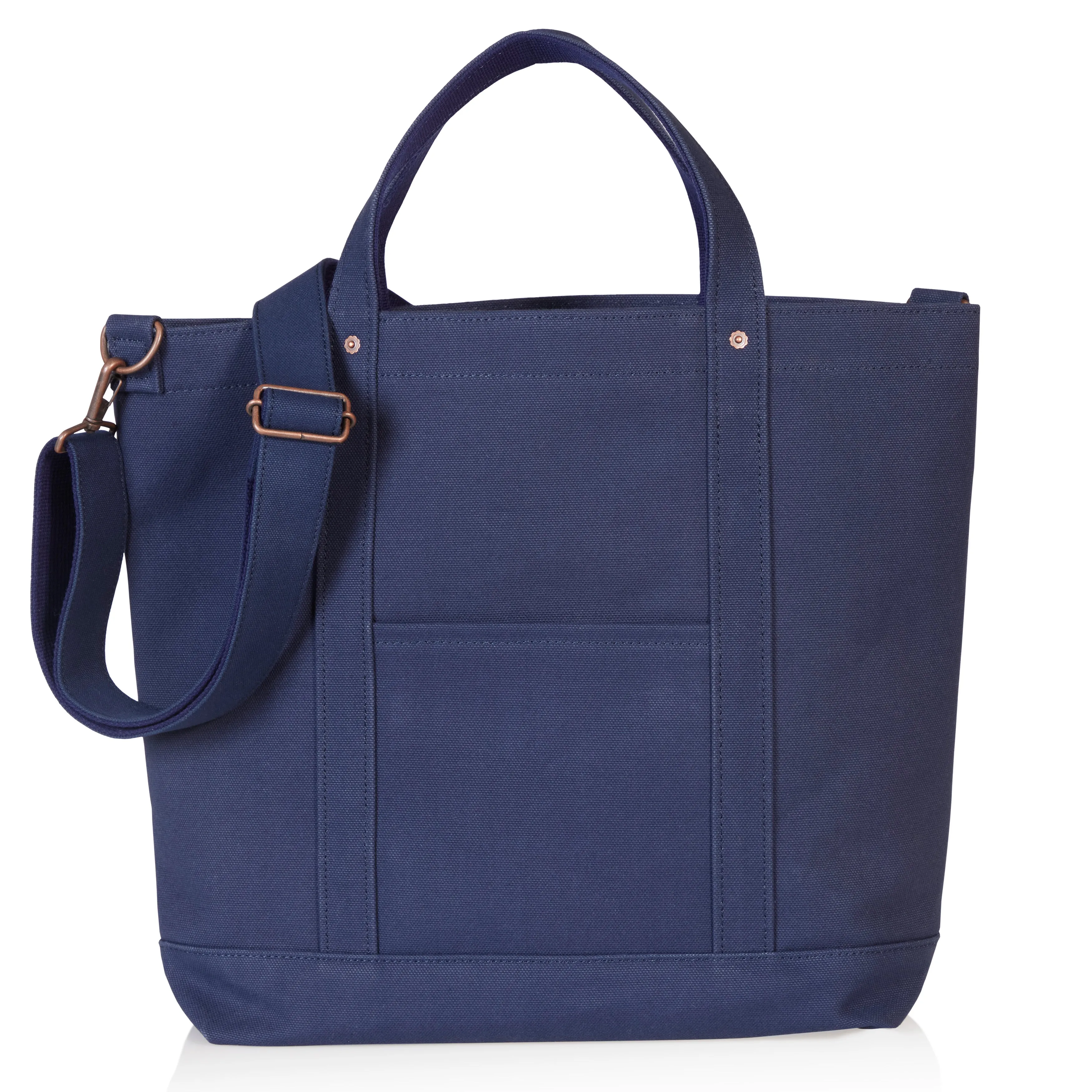 Cotton Canvas David Tote Bag with Strap