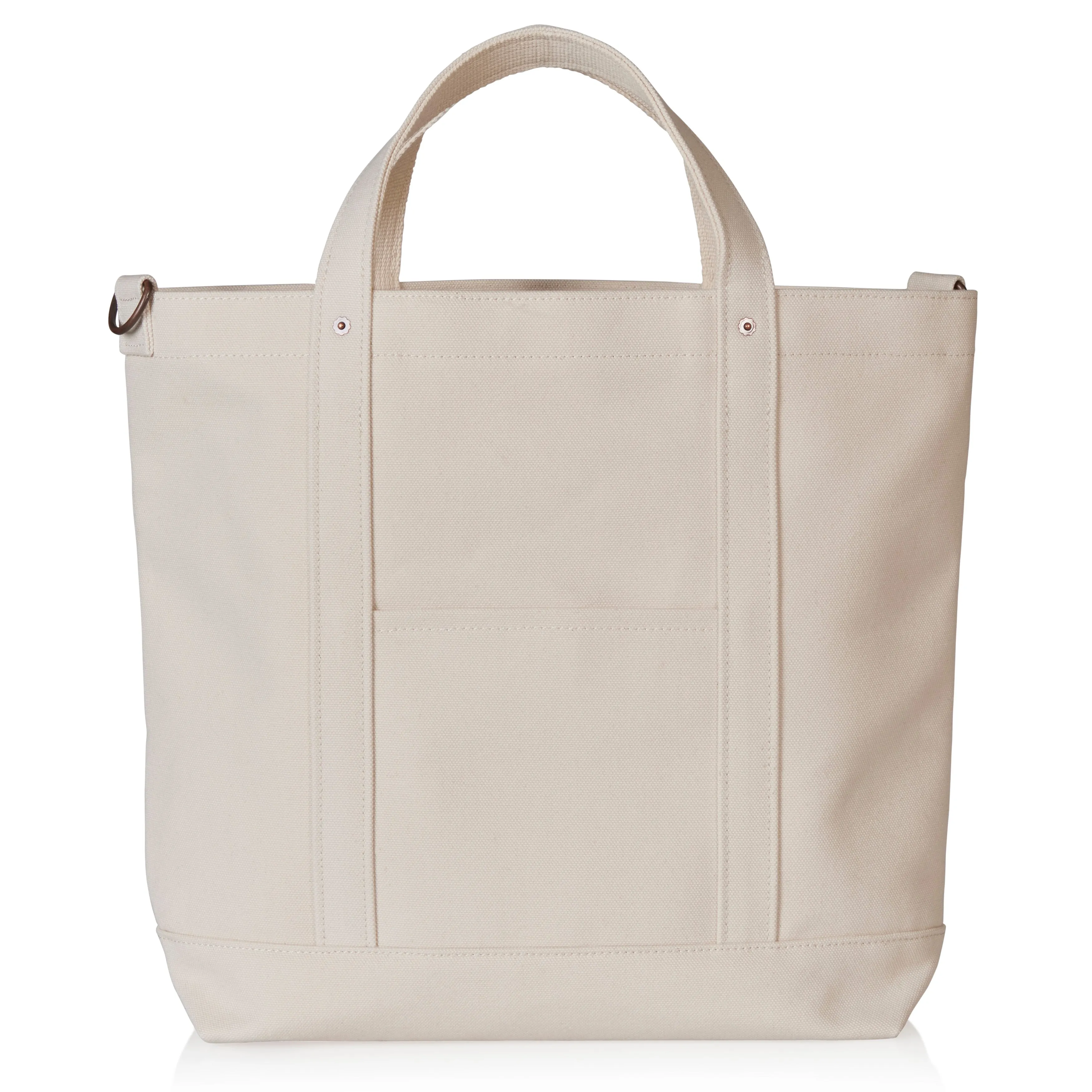 Cotton Canvas David Tote Bag with Strap