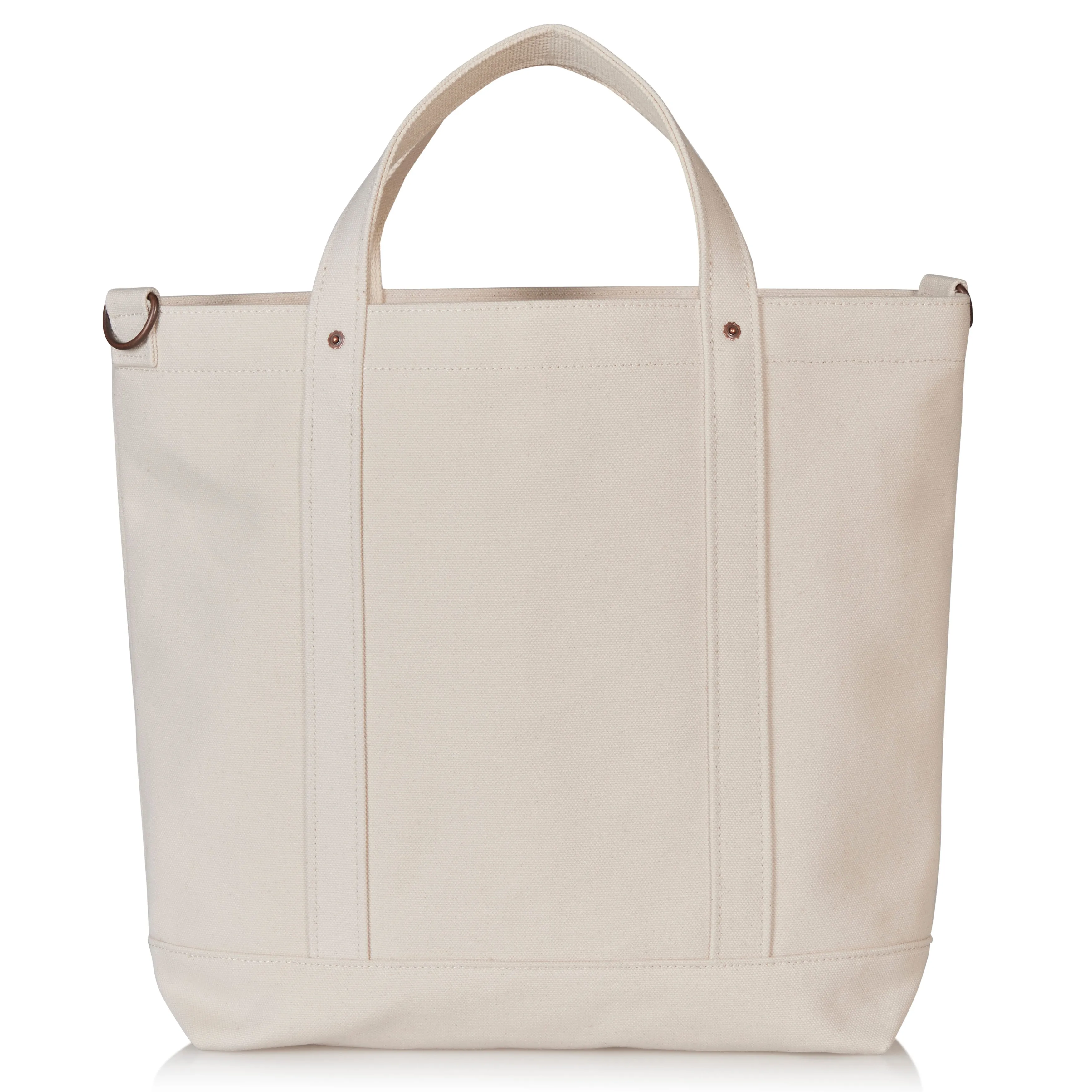 Cotton Canvas David Tote Bag with Strap