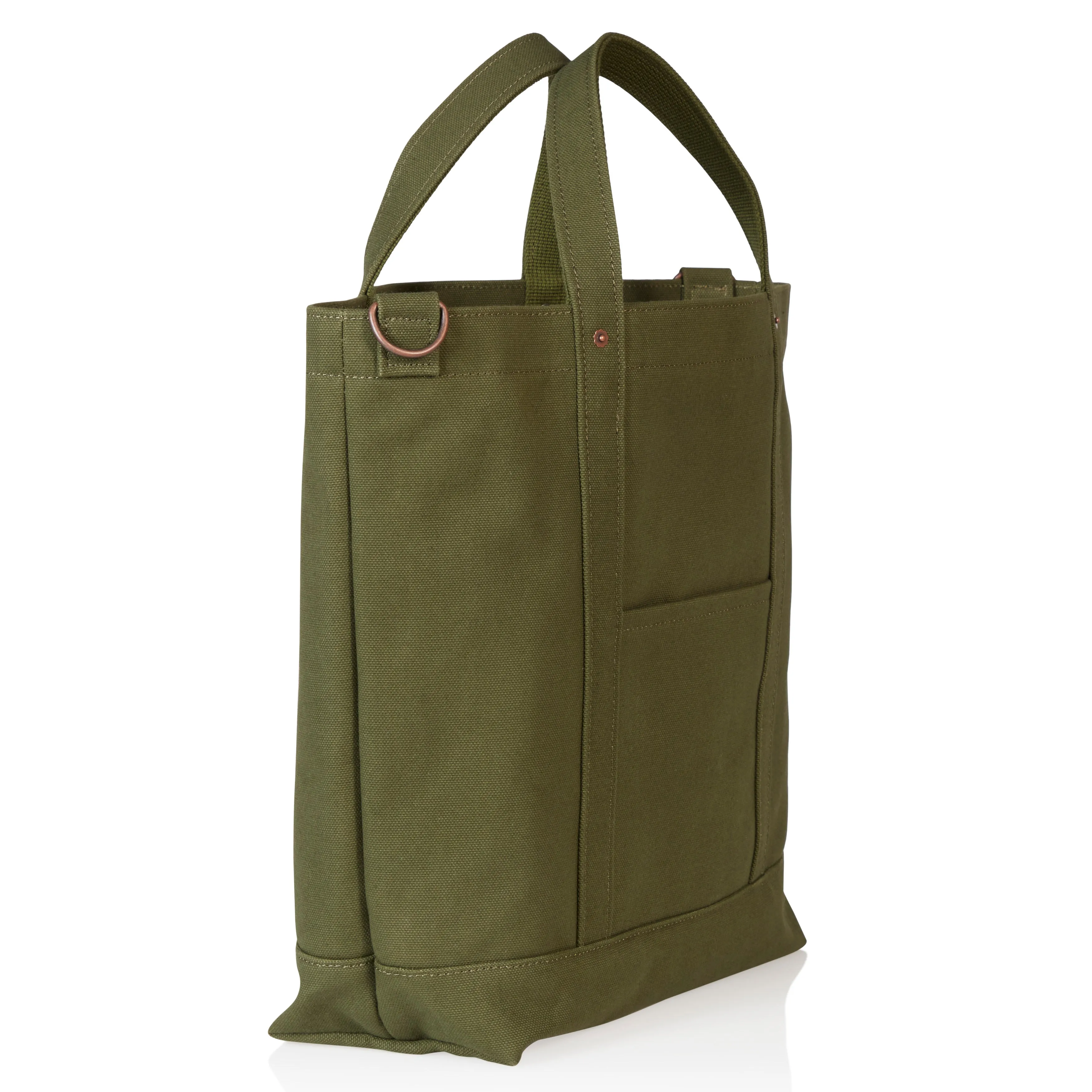 Cotton Canvas David Tote Bag with Strap