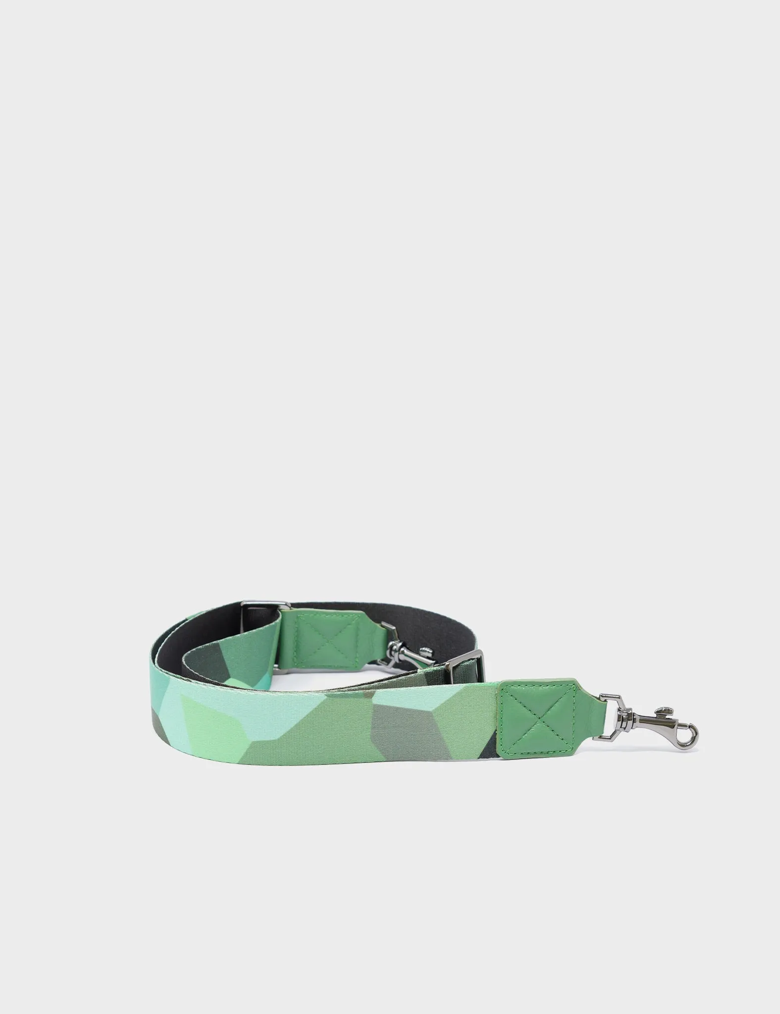 Detachable Crossbody Basil Green Nylon Strap - Camo Dreams Design