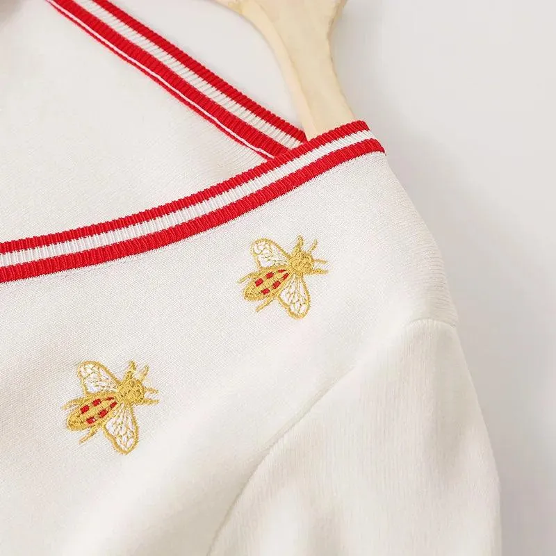 Elizabeth Bee Embroidery Cardigan