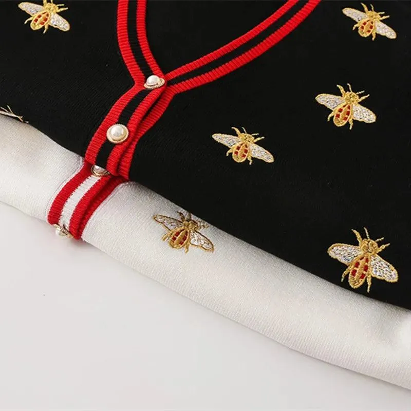 Elizabeth Bee Embroidery Cardigan