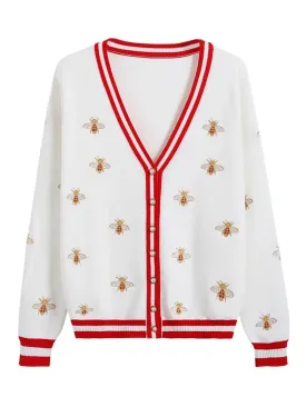 Elizabeth Bee Embroidery Cardigan