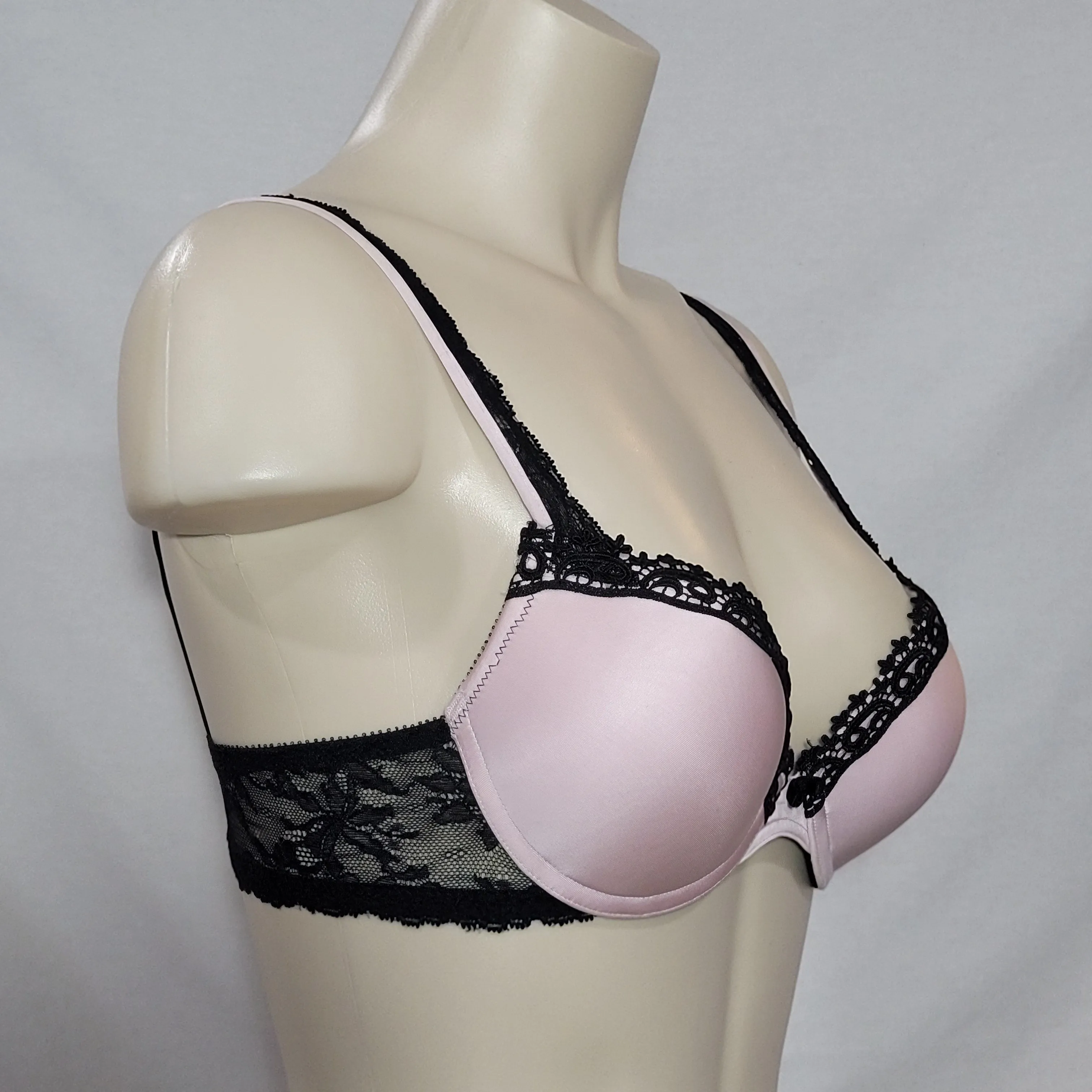 Felina 250577 Tricia Seamless Push Up Underwire Bra 36B Pink