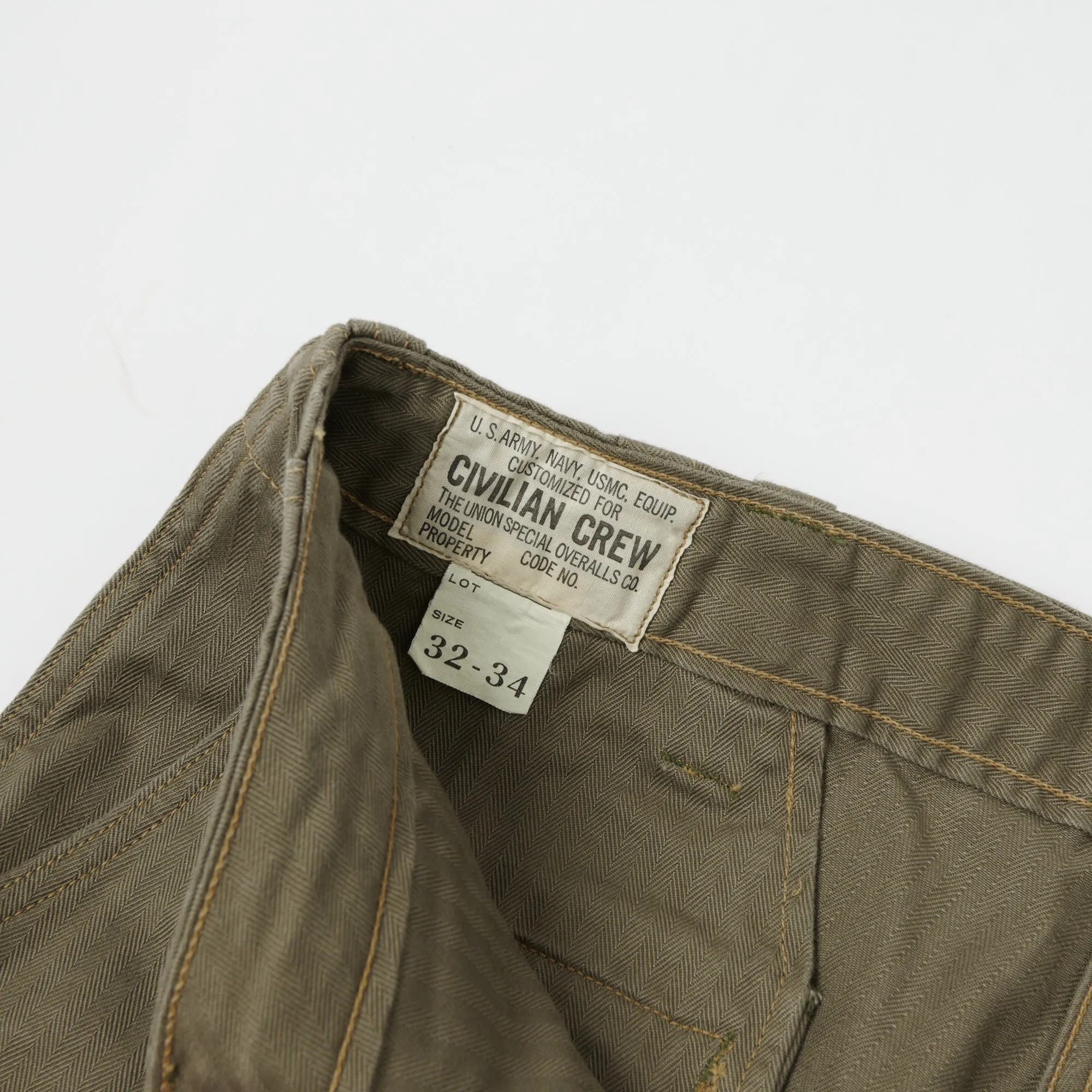 Freewheelers 2122021 'M-1942' Short - Olive