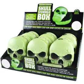 Glow in The Dark Skull Storage Box - 6 Pieces Per Retail Ready Display 26010