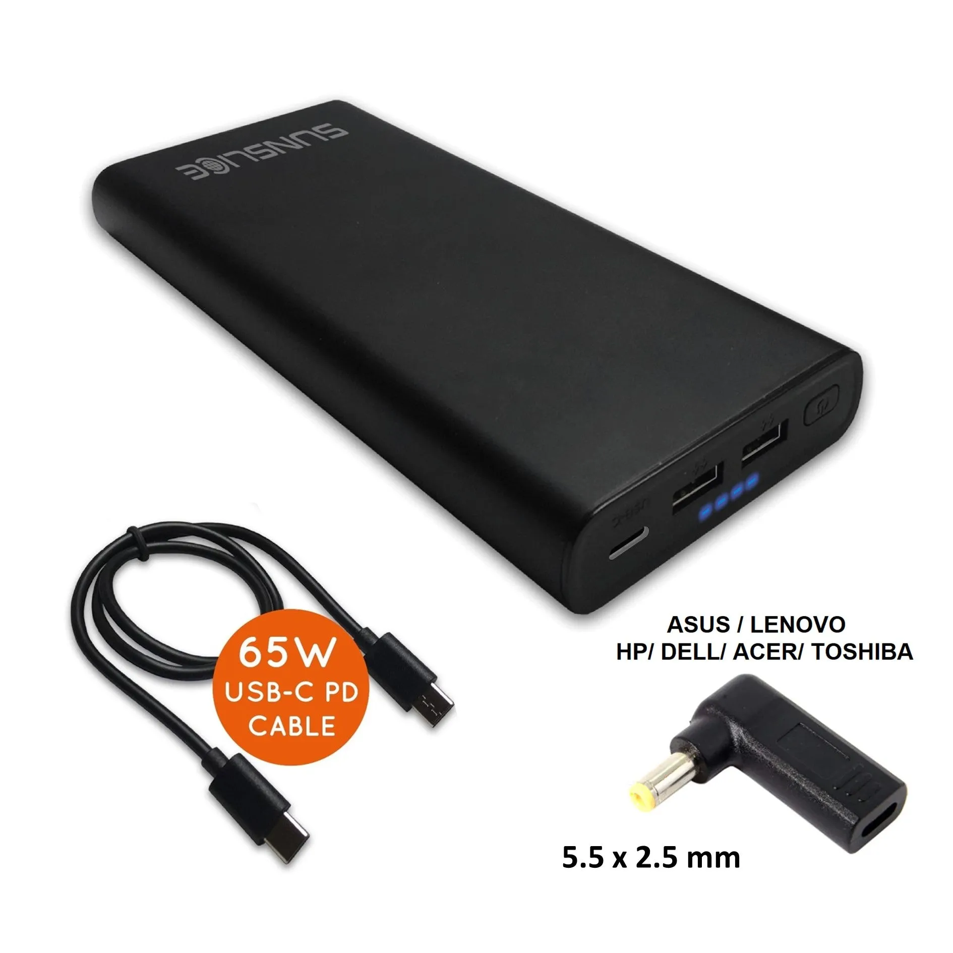 Gravity 100 Watts - Power Bank for Laptop