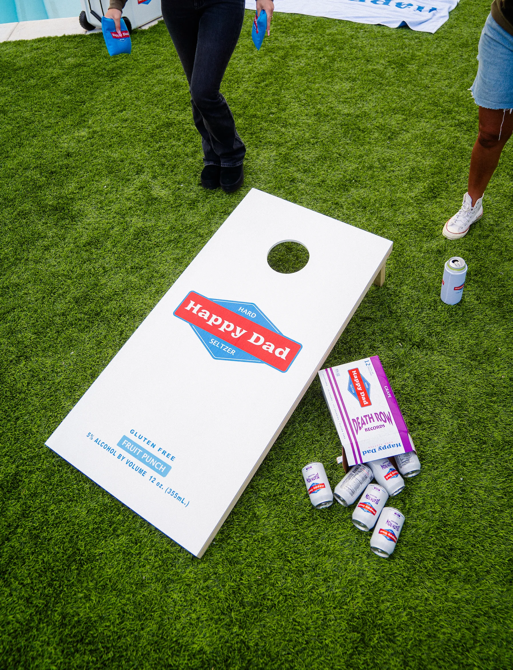 Happy Dad Cornhole Set