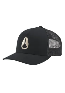 Iconed Trucker Hat - Black / Khaki