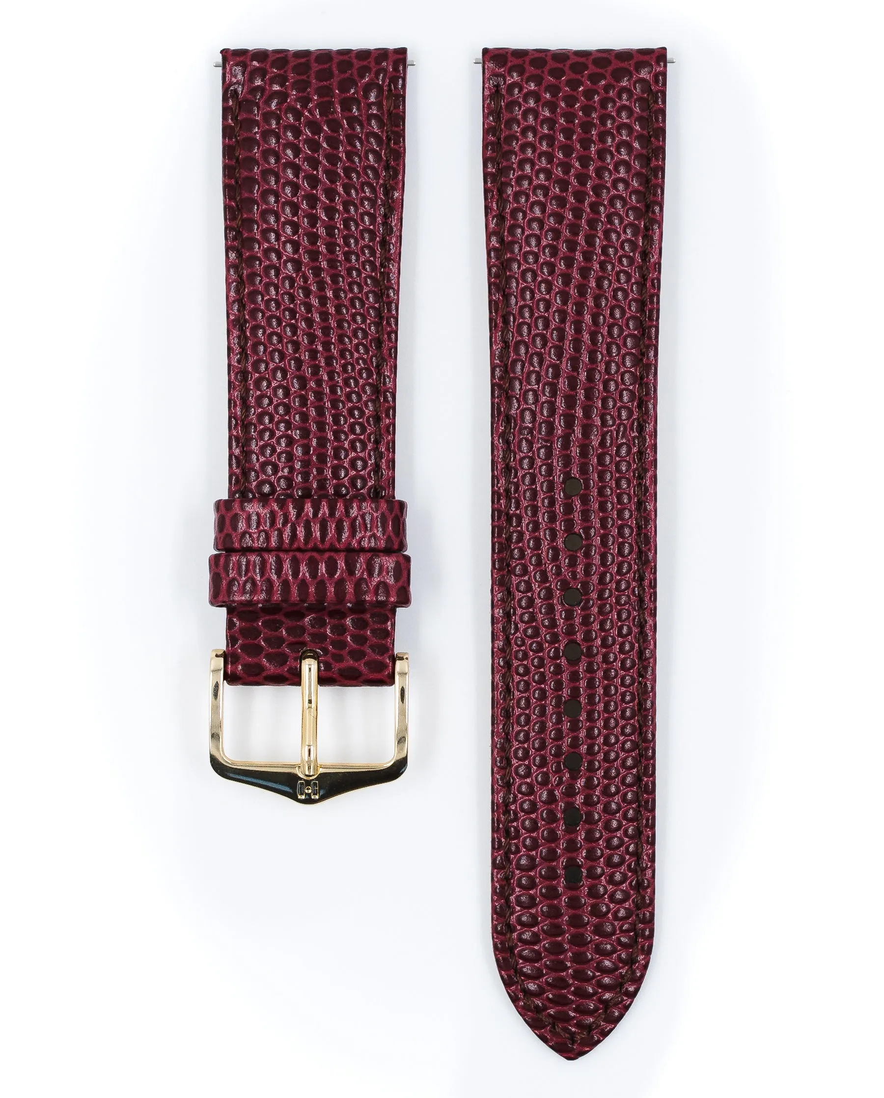 Ladies HIRSCH RAINBOW Lizard Embossed Calfskin Watch Strap  1230 26