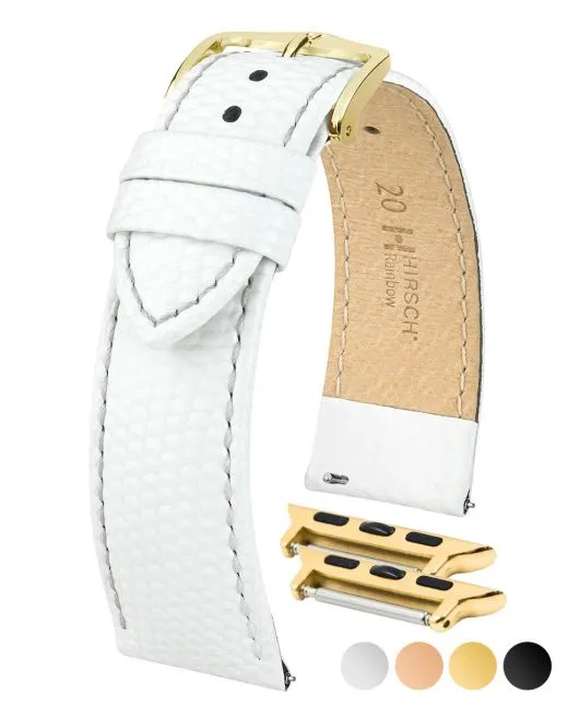 Ladies HIRSCH RAINBOW Lizard Embossed Calfskin Watch Strap  1230 26