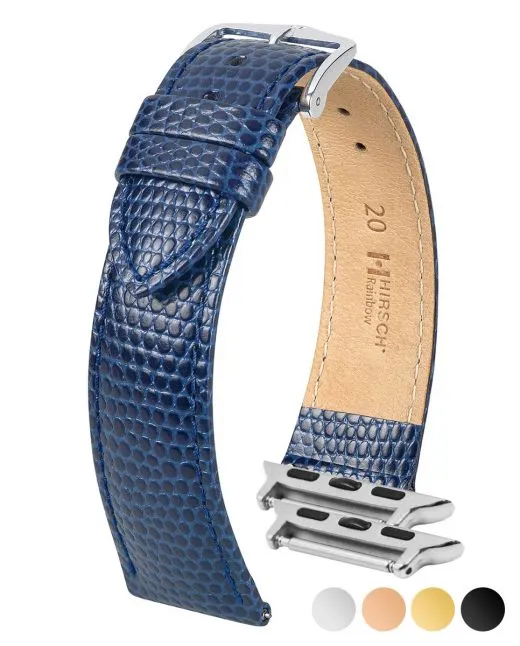 Ladies HIRSCH RAINBOW Lizard Embossed Calfskin Watch Strap  1230 26