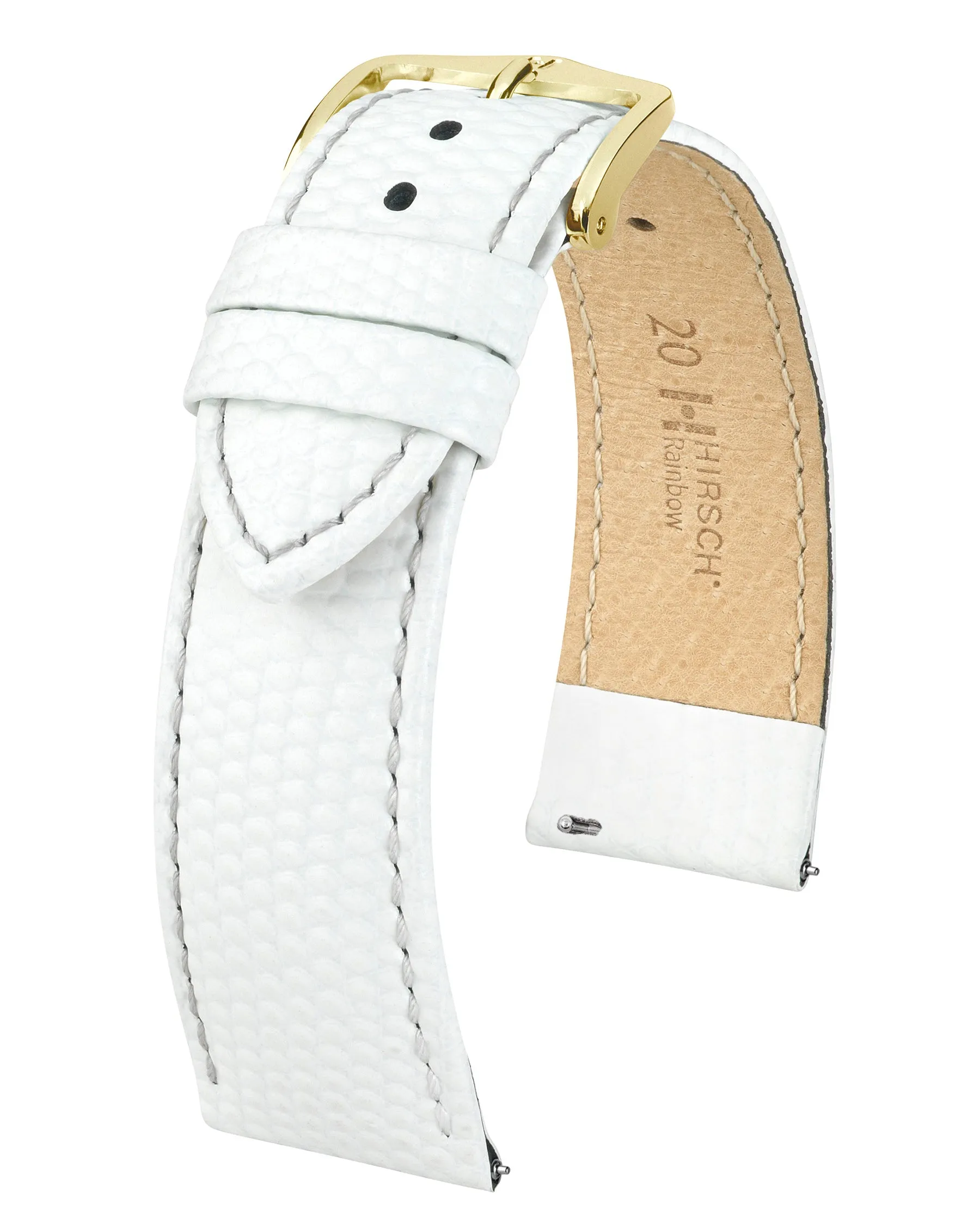 Ladies HIRSCH RAINBOW Lizard Embossed Calfskin Watch Strap  1230 26