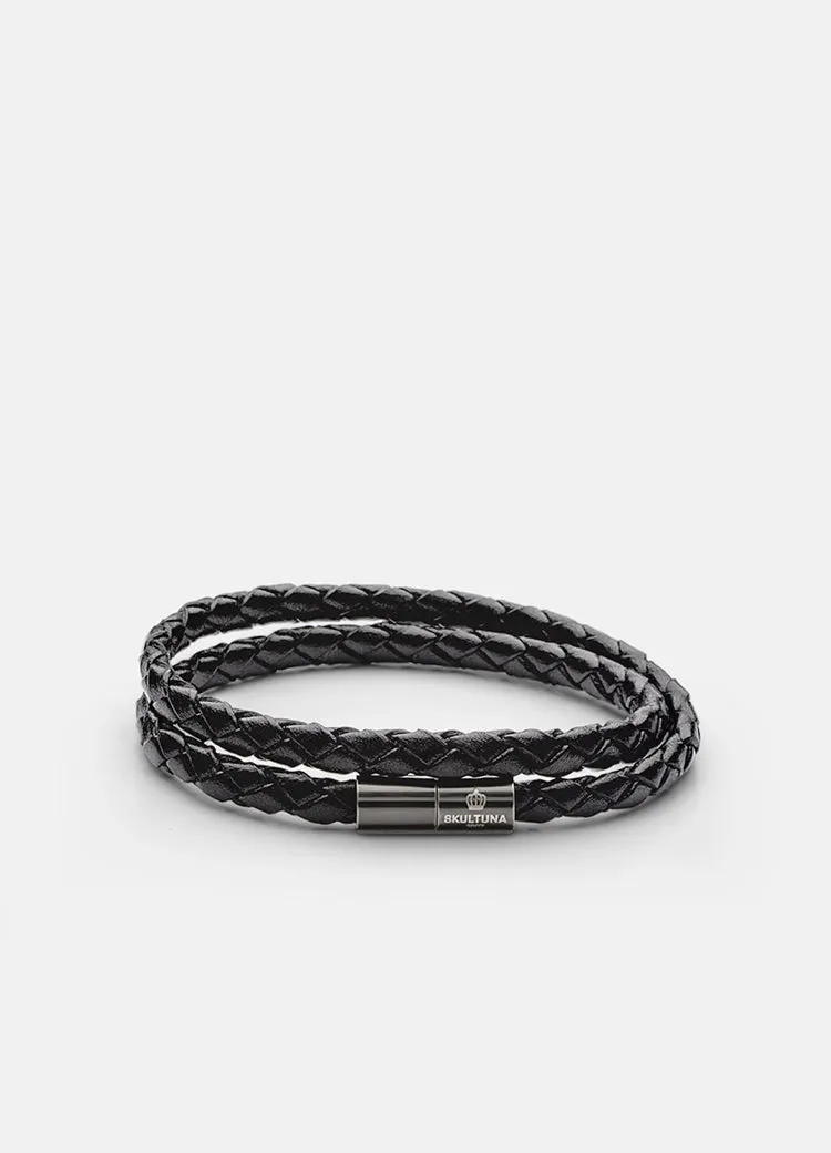 Leather Bracelet | The Stealth Bracelet | Black