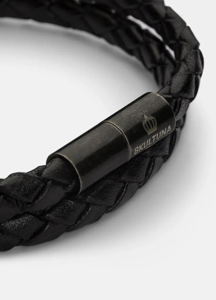 Leather Bracelet | The Stealth Bracelet | Black